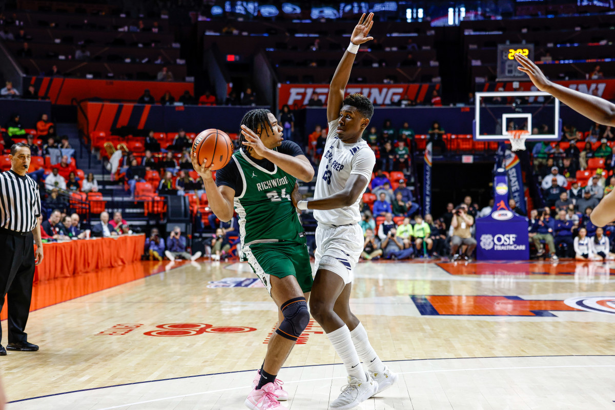 DePaul Prep Peoria Richwoods Illinois boys basketball March 8 2024 Nate Latsch 26615